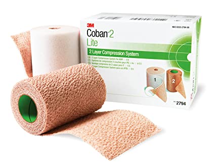 Coban 2 Lite Layer Short Stretch Compression-10cm wide 1/EA